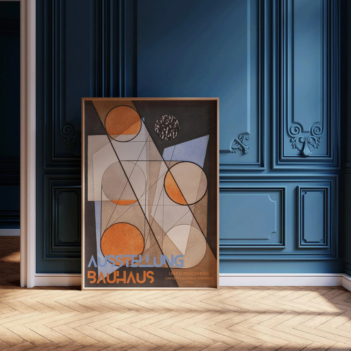 Bauhaus Exhibition Poster: László Moholy-Nagy Geometric Art Print