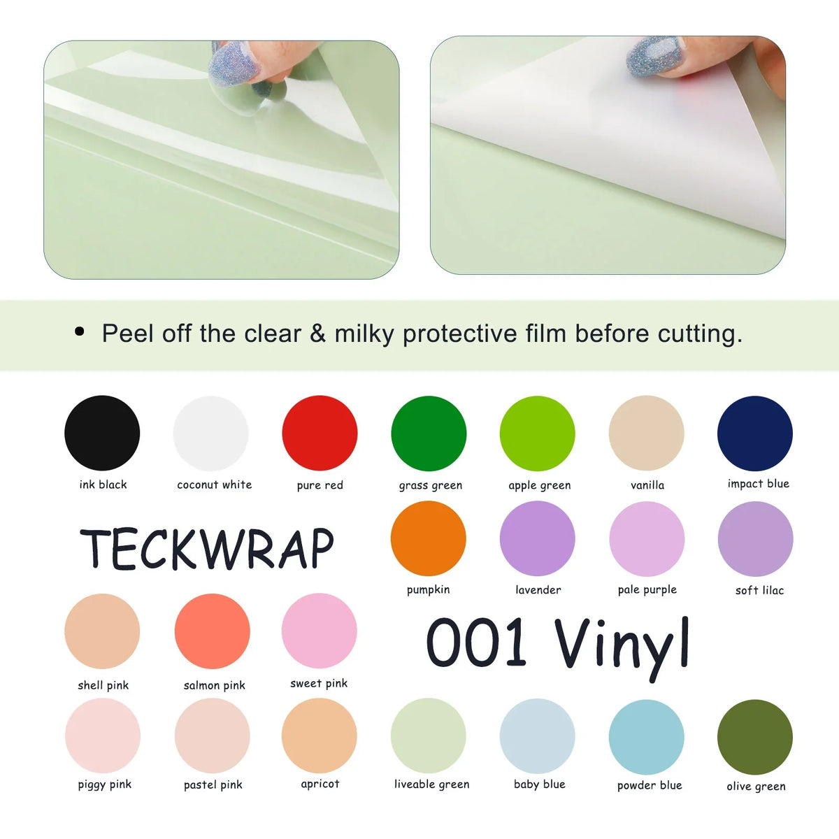 Vinyle adhésif mat TeckWrap - Rose bonbon | Idéal pour les projets artistiques, les autocollants et plus encore !