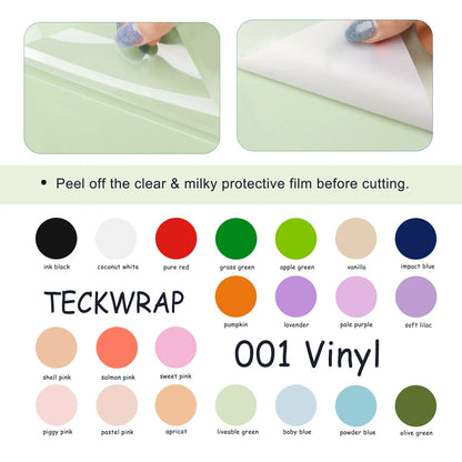 Vinyle adhésif mat TeckWrap - Rose bonbon | Idéal pour les projets artistiques, les autocollants et plus encore !