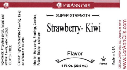 Strawberry Kiwi Flavoring - Super Strength Flavor 1 oz., 16 oz., 1 Gallon, 5 Gallons - Ships Free Within Canada on Orders Above CAD $199