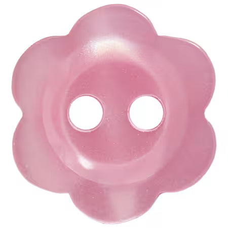 Hemline Buttons - 13mm 2 Hole - Basic Flower