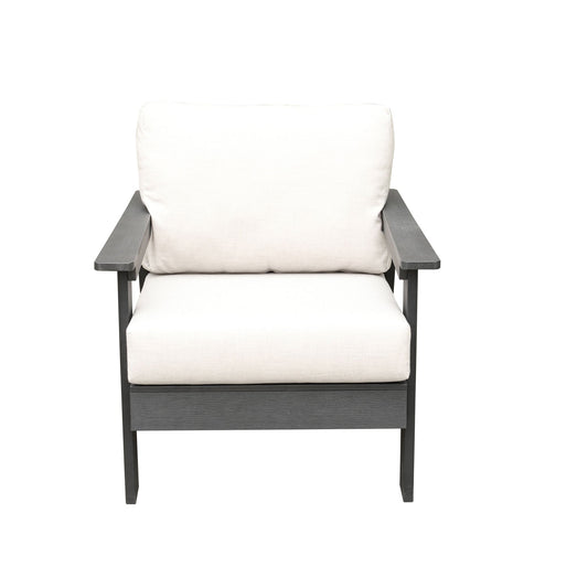 Fauteuil de jardin Hazelnut Polymer avec coussins Sunbrella®