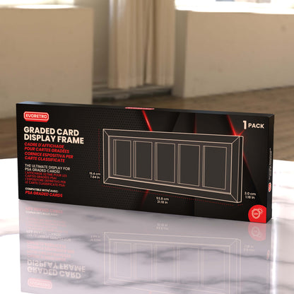 PSA Graded Wooden Frame Display with UV Glass card fit very tight ! LIQUIDATION