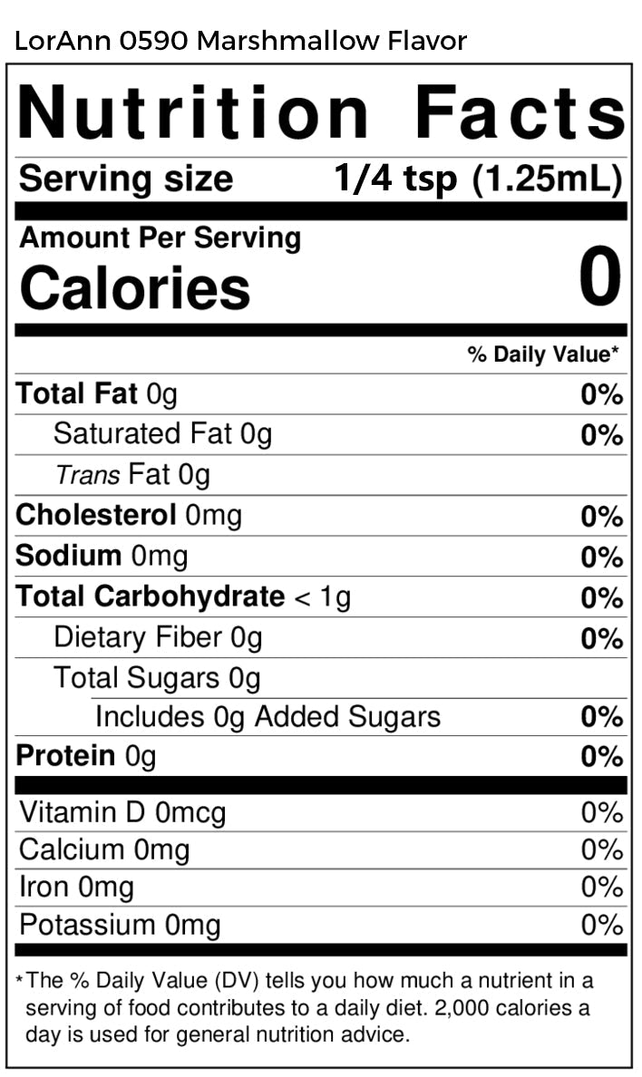 Marshmallow Flavoring - Super Strength Flavor 1 oz., 16 oz., 1 Gallon, 5 Gallons - Ships Free Within Canada on Orders Above CAD $199