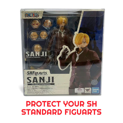 Transparent EVORETRO PET Display Case Protector for SH Figuarts Sanji Figure