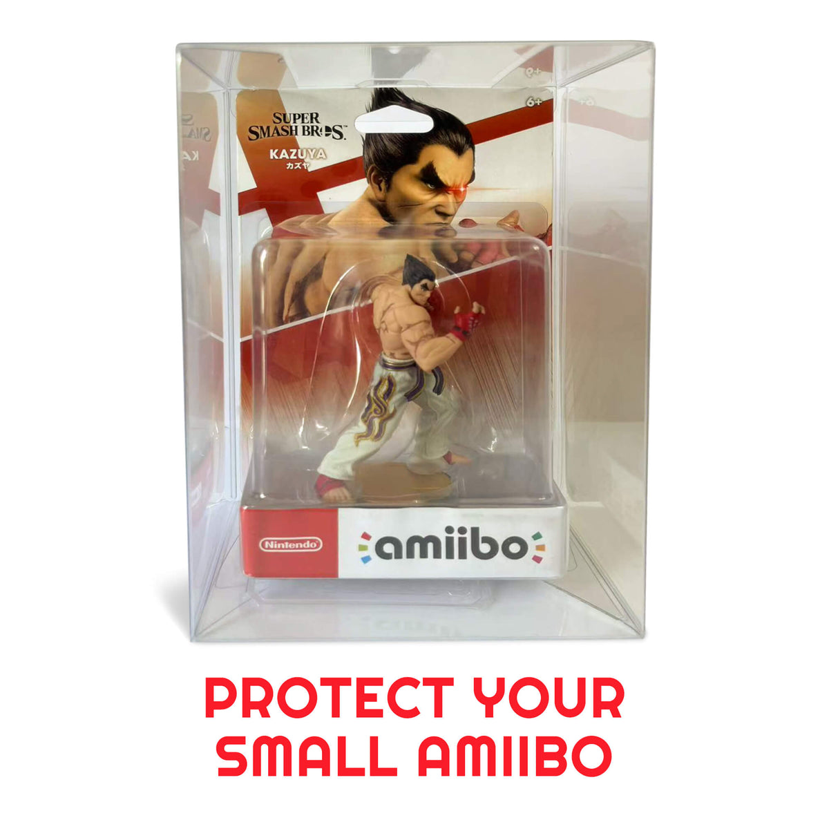 EVORETRO Protector for Small amiibo 12.9x7x19 PET Protector Pack of 10