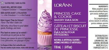 Princess Cake & Cookie Bakery Emulsion - 4 oz. - 16 oz. - 1 Gallon - 5 Gallons - Bakery Emulsions Canada - Ships Free Within Canada on Orders Above CAD $199