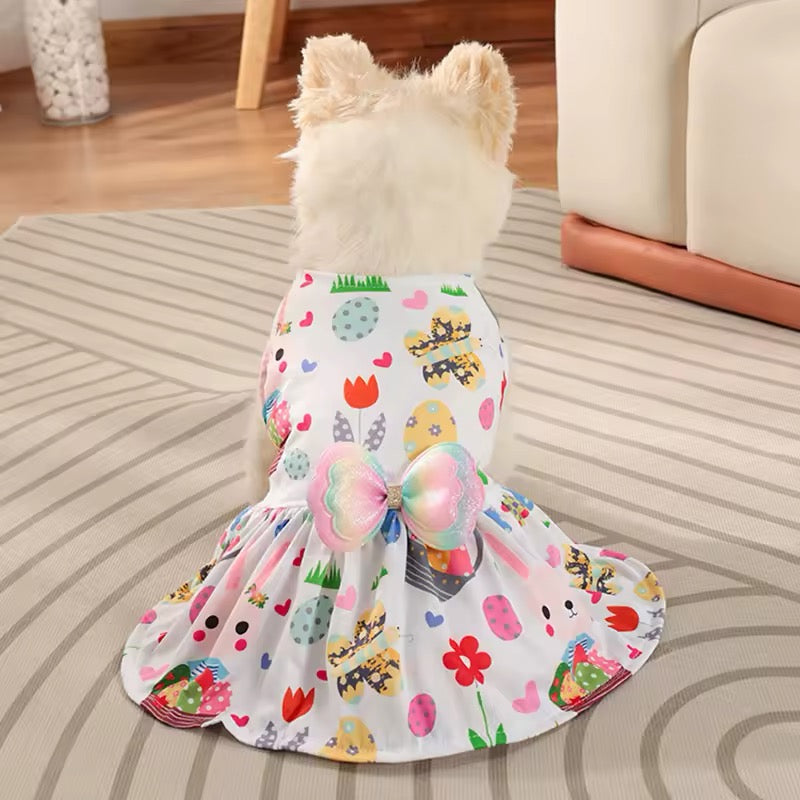 Robe de Pâques pour chien – Robe de luxe festive pour chien