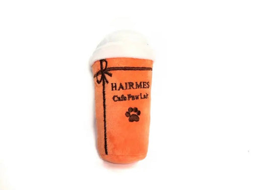 Jouet en peluche en forme de tasse de café pour chien – Hairmes Coffee