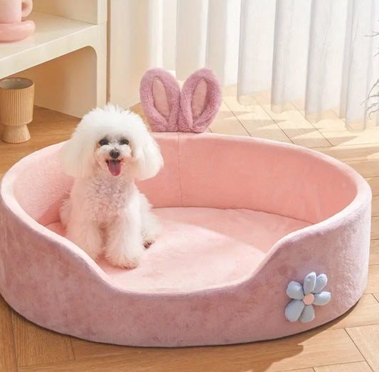 Lit pour Chien Honey Bunny | Lit pour Animaux Oreilles de Lapin