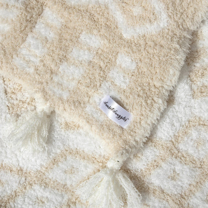 Birch & Marshmallow Tassel Extended Throw Blanket