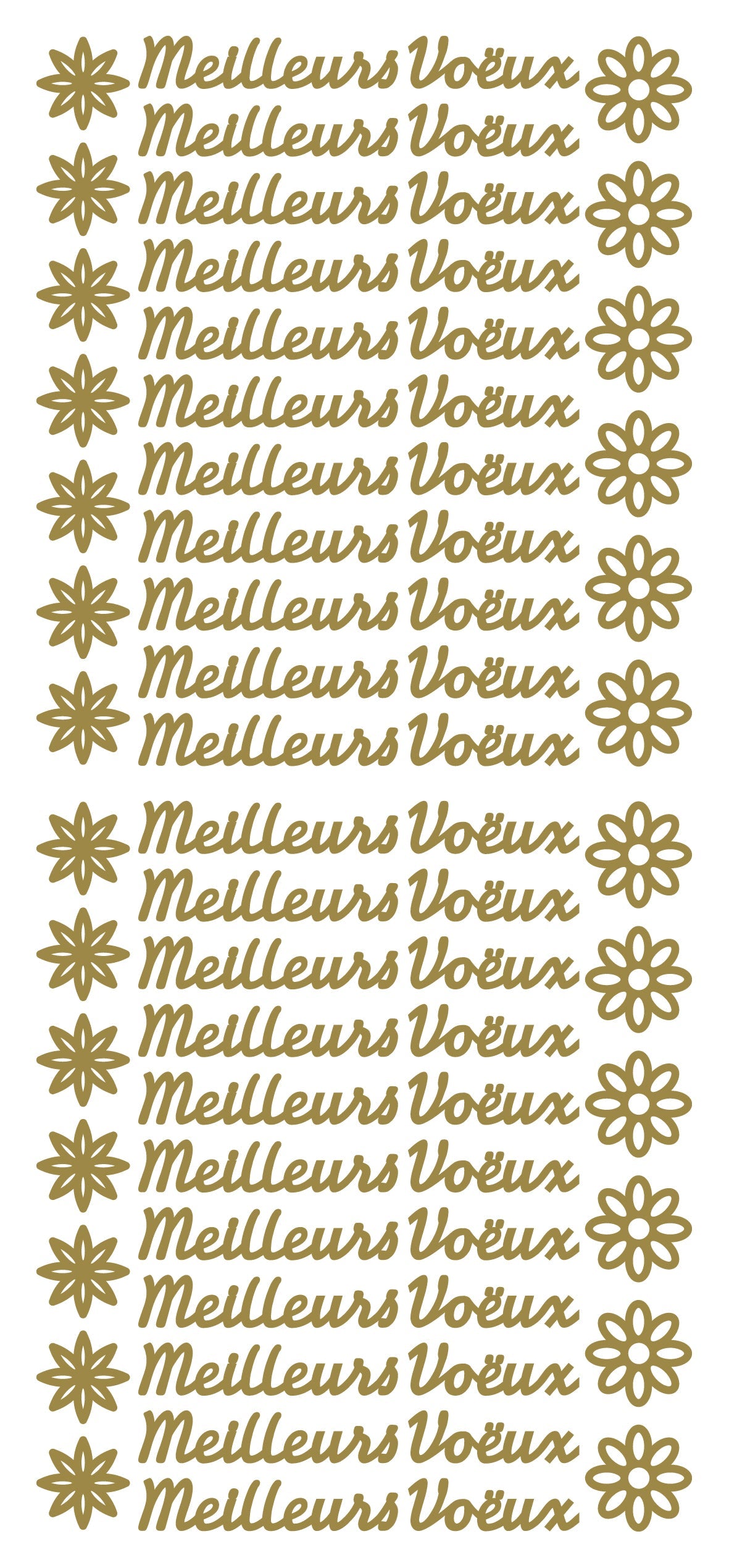 Peel Off Stickers - Meilleurs Voëux