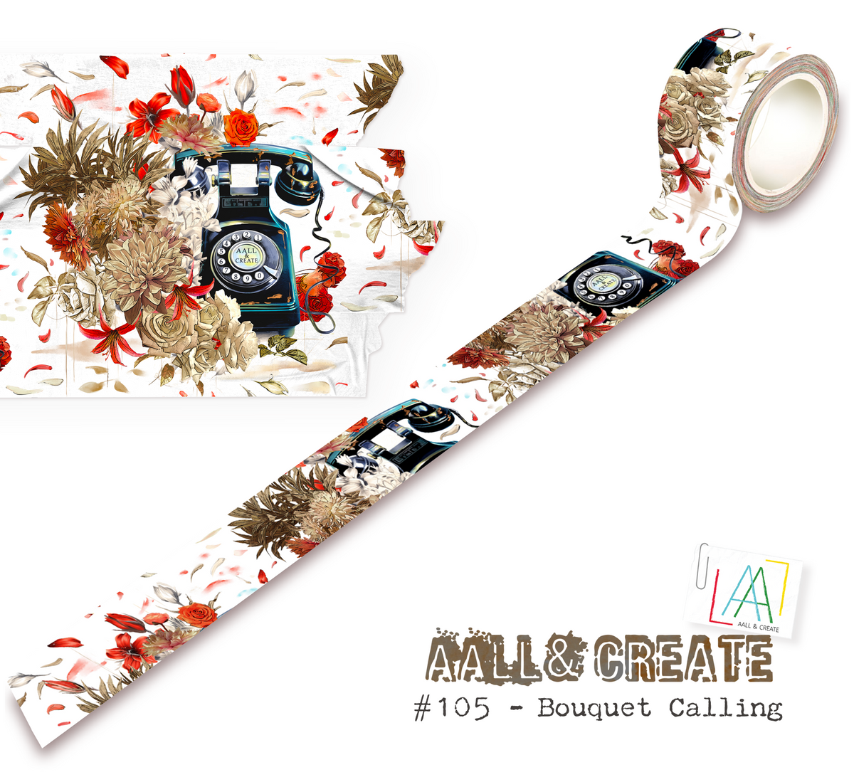 AALL and Create - Washi Tape - Bouquet d'appel