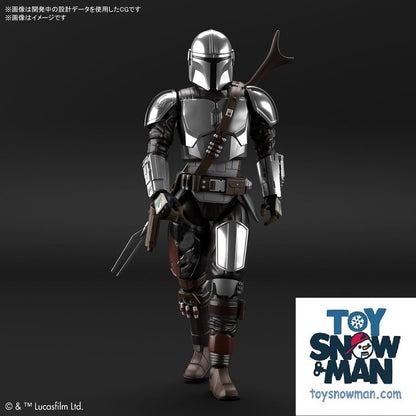 Kit de Maquette Bandai Star Wars 1/12 THE MANDALORIAN (ARMURE BESKAR) Version Revêtement Argenté