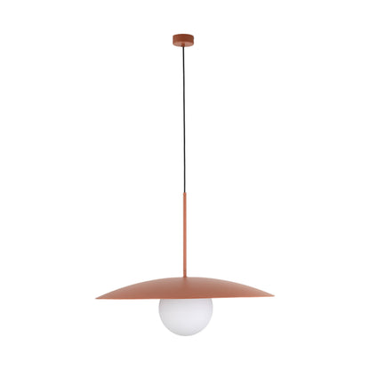 SLATE Mid-Century Modern Wide Dome Pendant Light for Kitchen Island & Dining Table