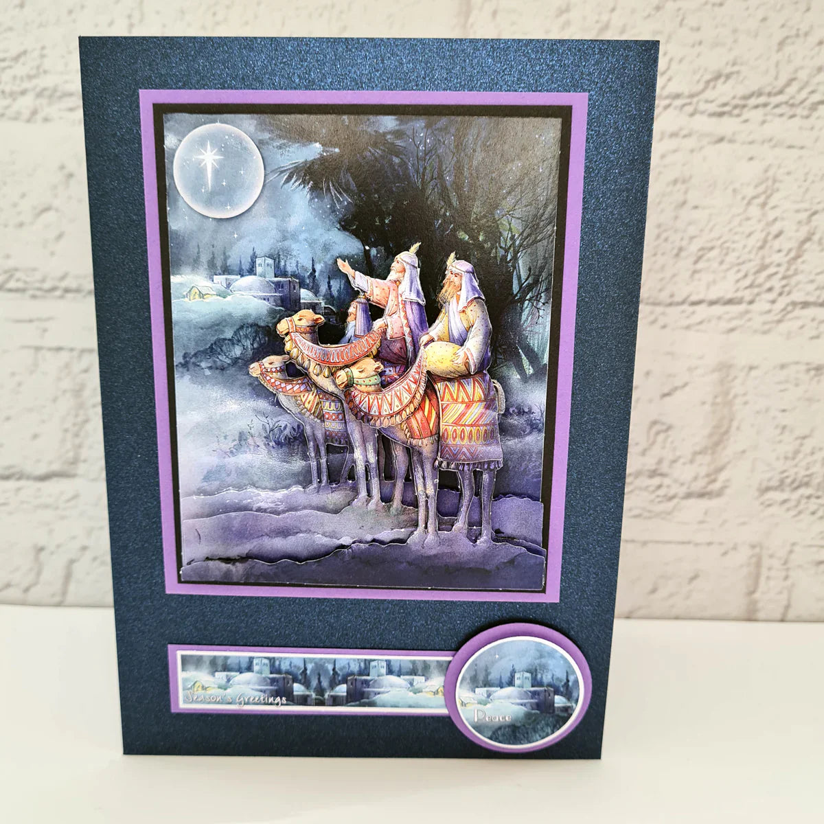 Découpage prédécoupé – Scène des Rois Mages (Paquet de 3)