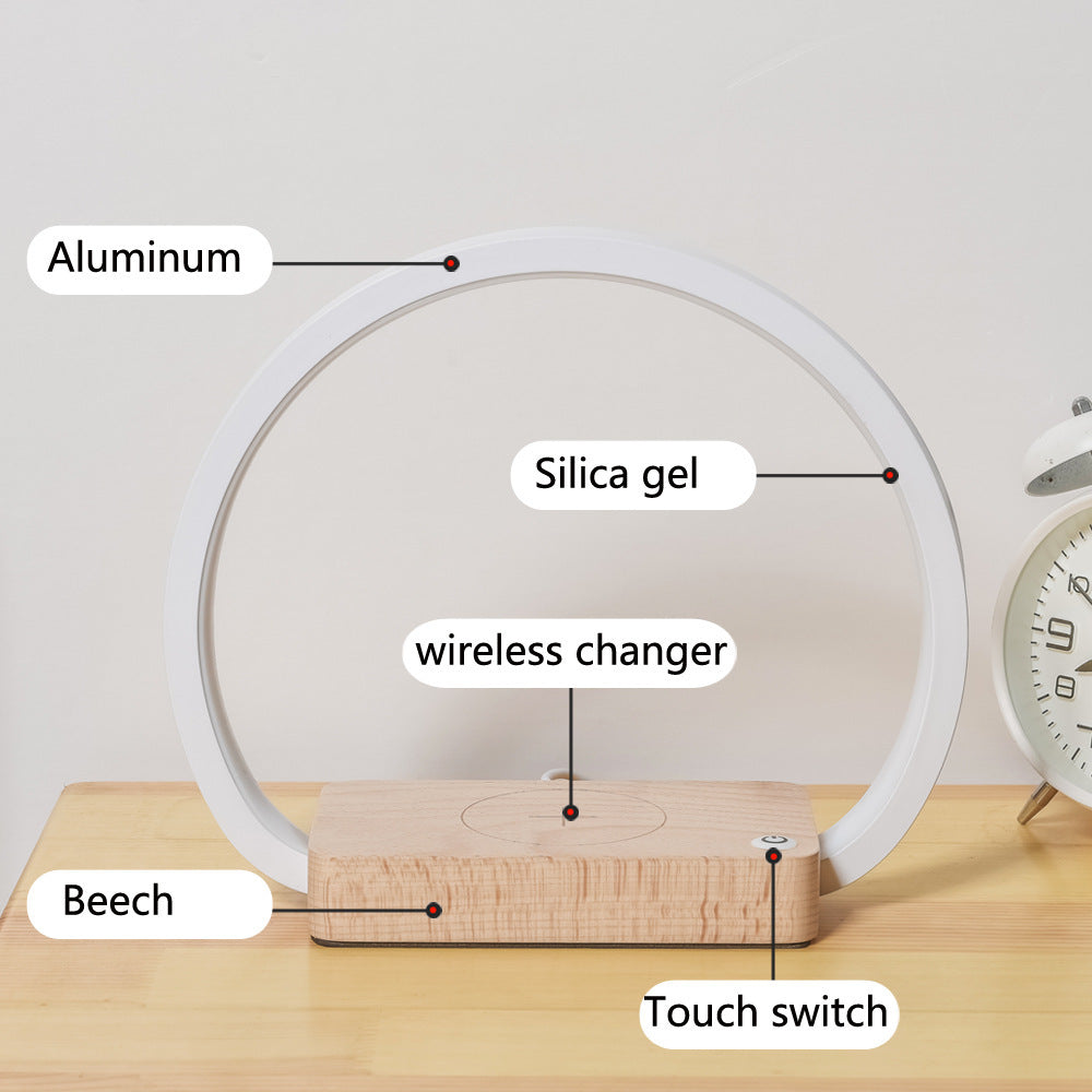 Lampe de table moderne multifonctionnelle avec recharge sans fil