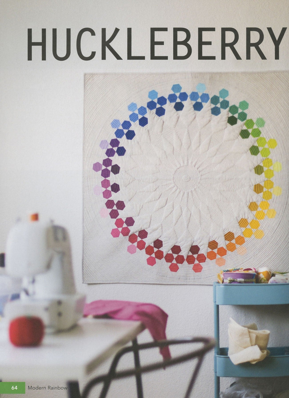 Modern Rainbow : 14 courtepointes créatives qui jouent avec la couleur.