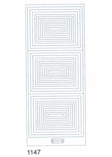 Autocollants décoratifs - Formes géométriques rectangulaires