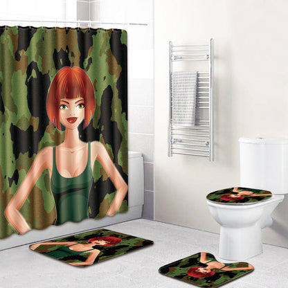 Bathroom Non-Slip Mat – Female Series 3-Piece Set