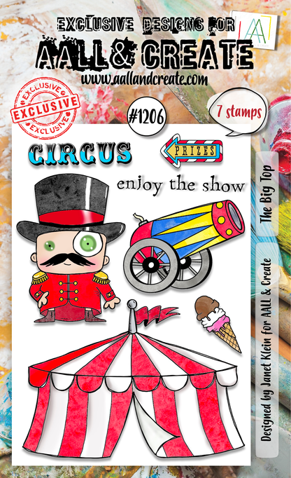 AALL and Create - Set de tampons A6 - The Big Top