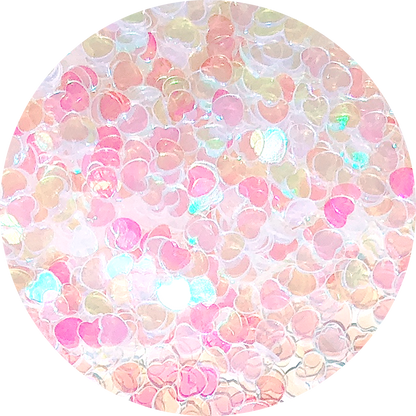 Paillettes Cœur Arc-en-ciel (Transparent)