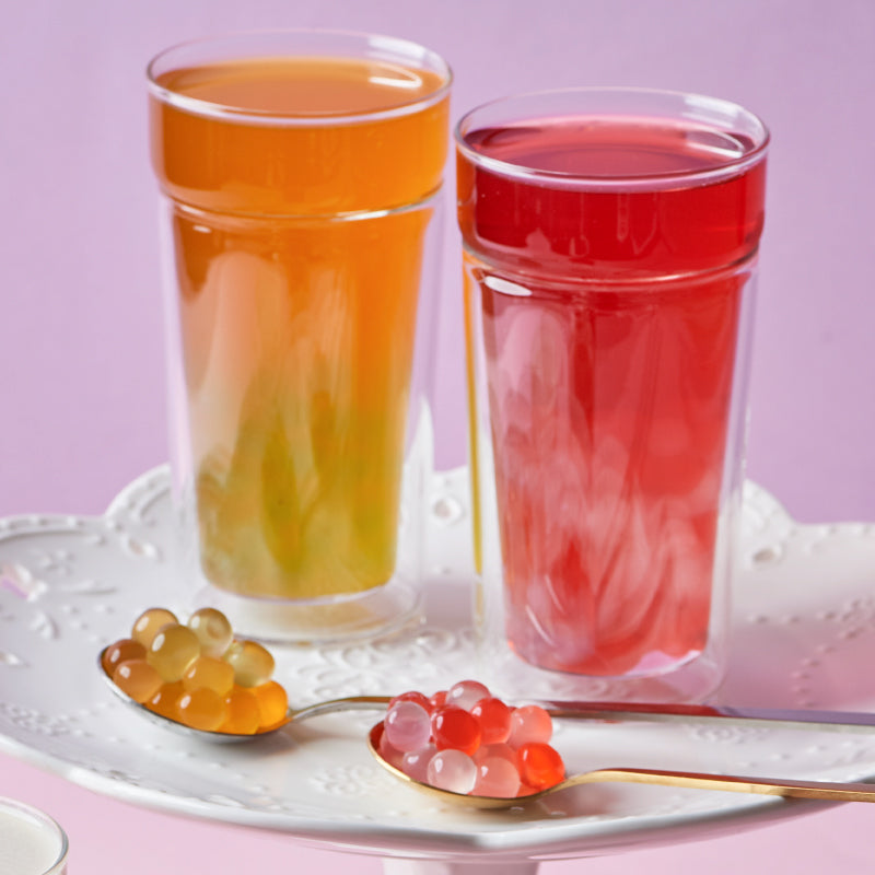 "TOP DEAL" Passion Fruit Bursting Boba® | Popping Boba | 490g Mini Tub | 6 Mini Tubs Per Case | 90 Cases Per Pallet | Ships Free Within Canada on Orders Above CAD $199