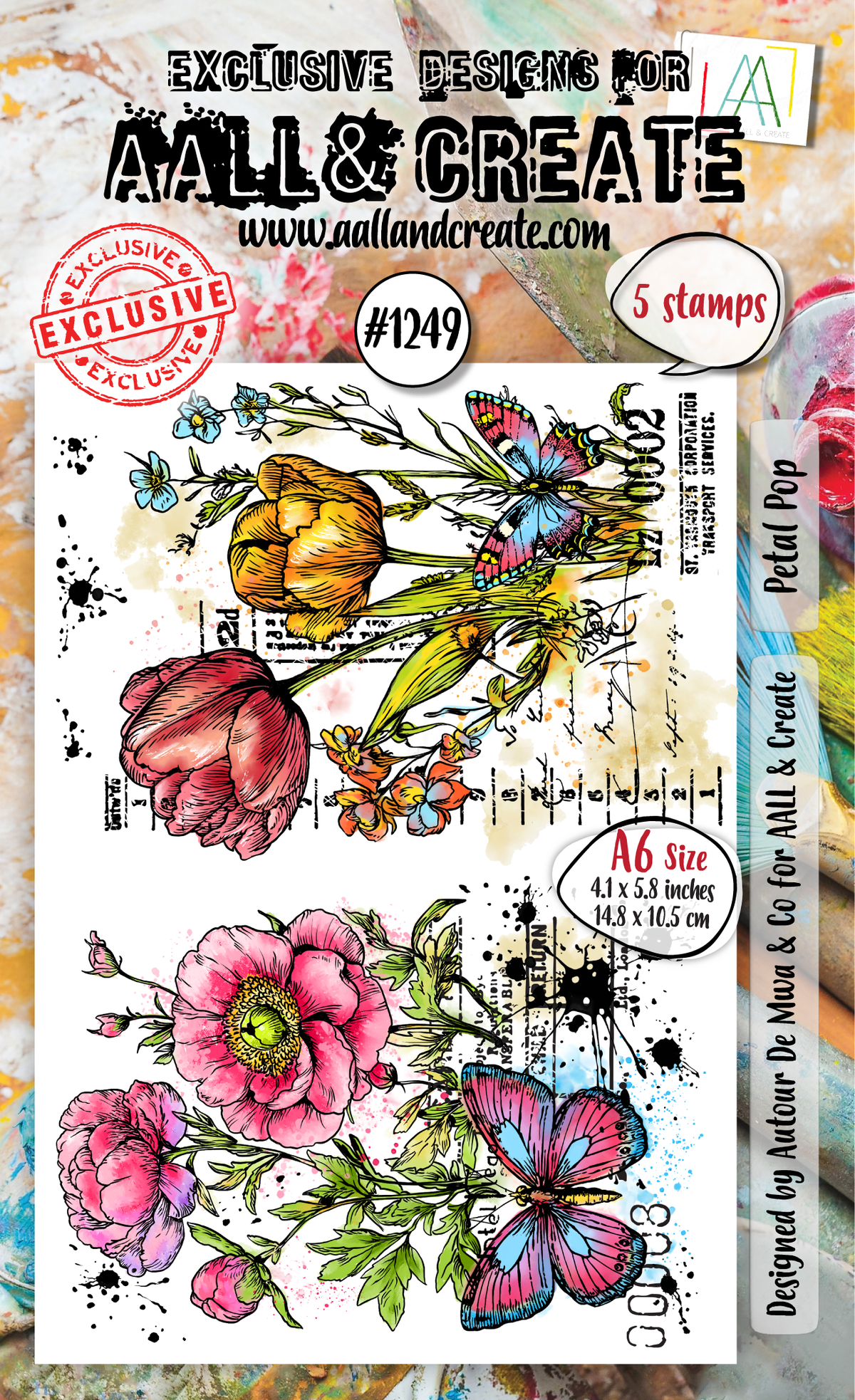 AALL and Create - Set de tampons A6 - Petal Pop