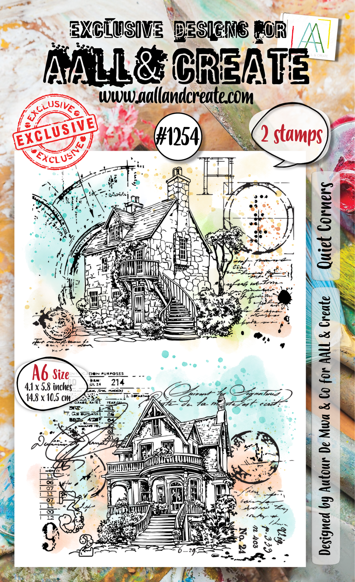 AALL and Create - A6 Stamp Set - Quiet Corners