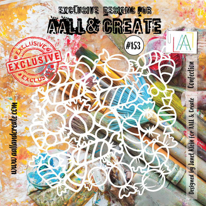 AALL and Create #153 - Pochoir 15x15 cm - Confection
