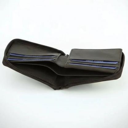 Portefeuille zippé pour homme
