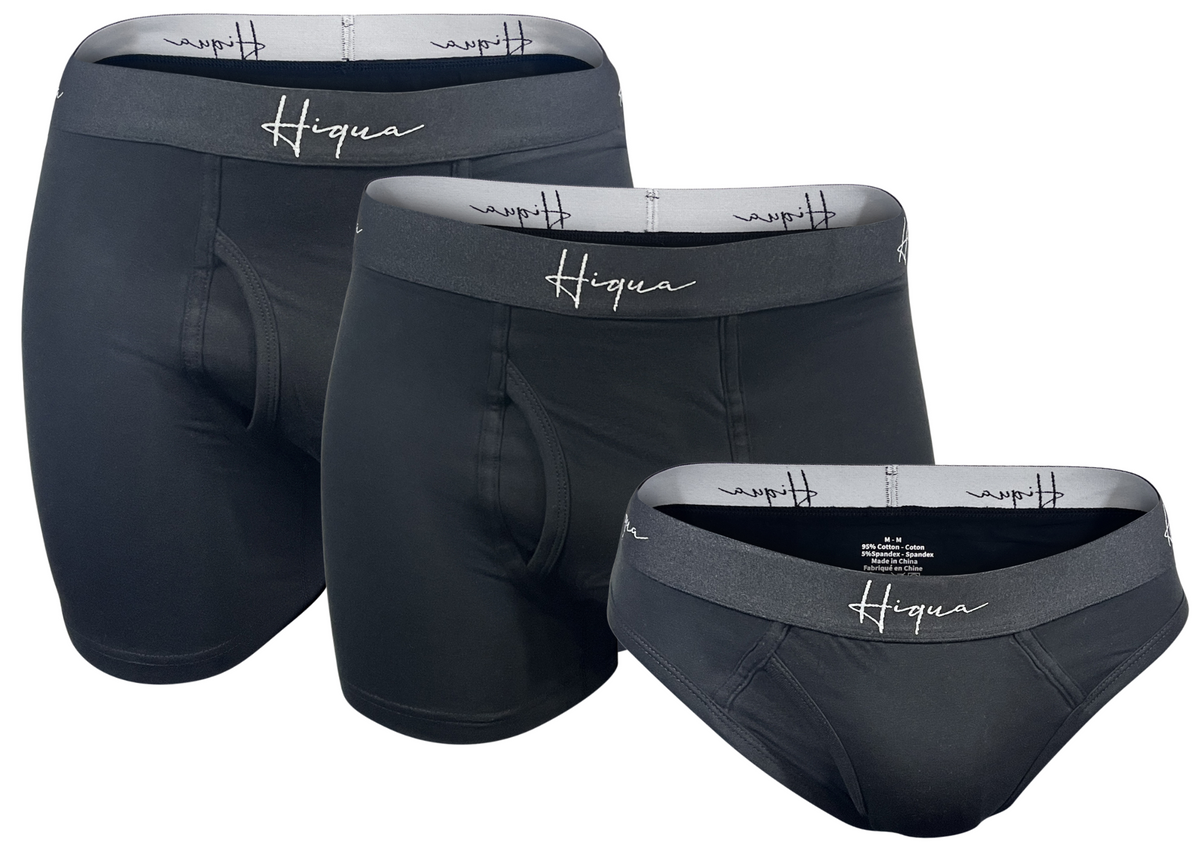 Lot de 3 pièces - 1 boxer, 1 shorty, 1 slip classique