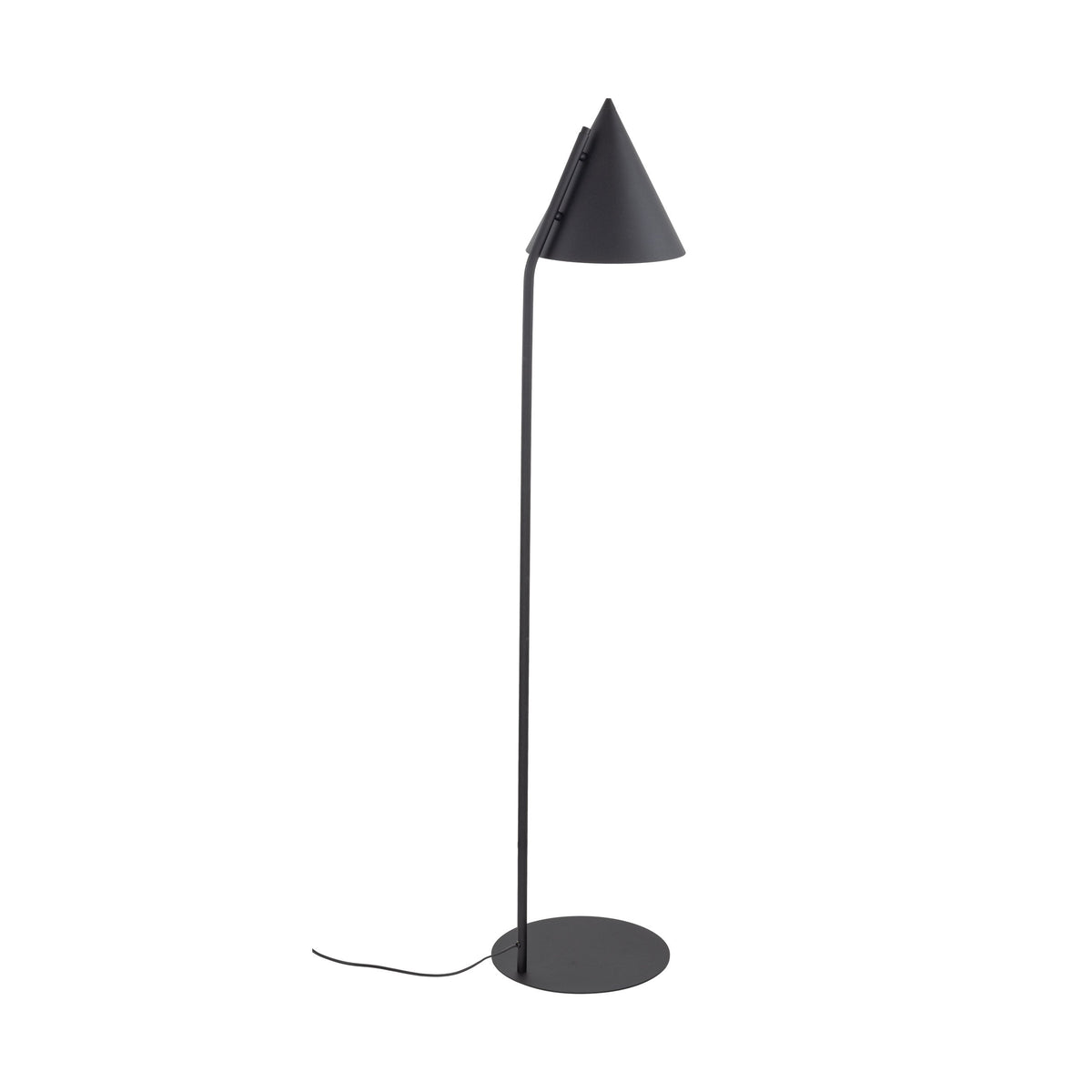 CONO Black Modern Minimalist Floor Lamp for Living Room & Reading Nook (Clearance)