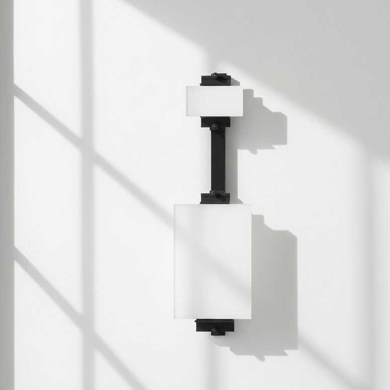 Set of 2 Metal Wall Mount Easel (Black)