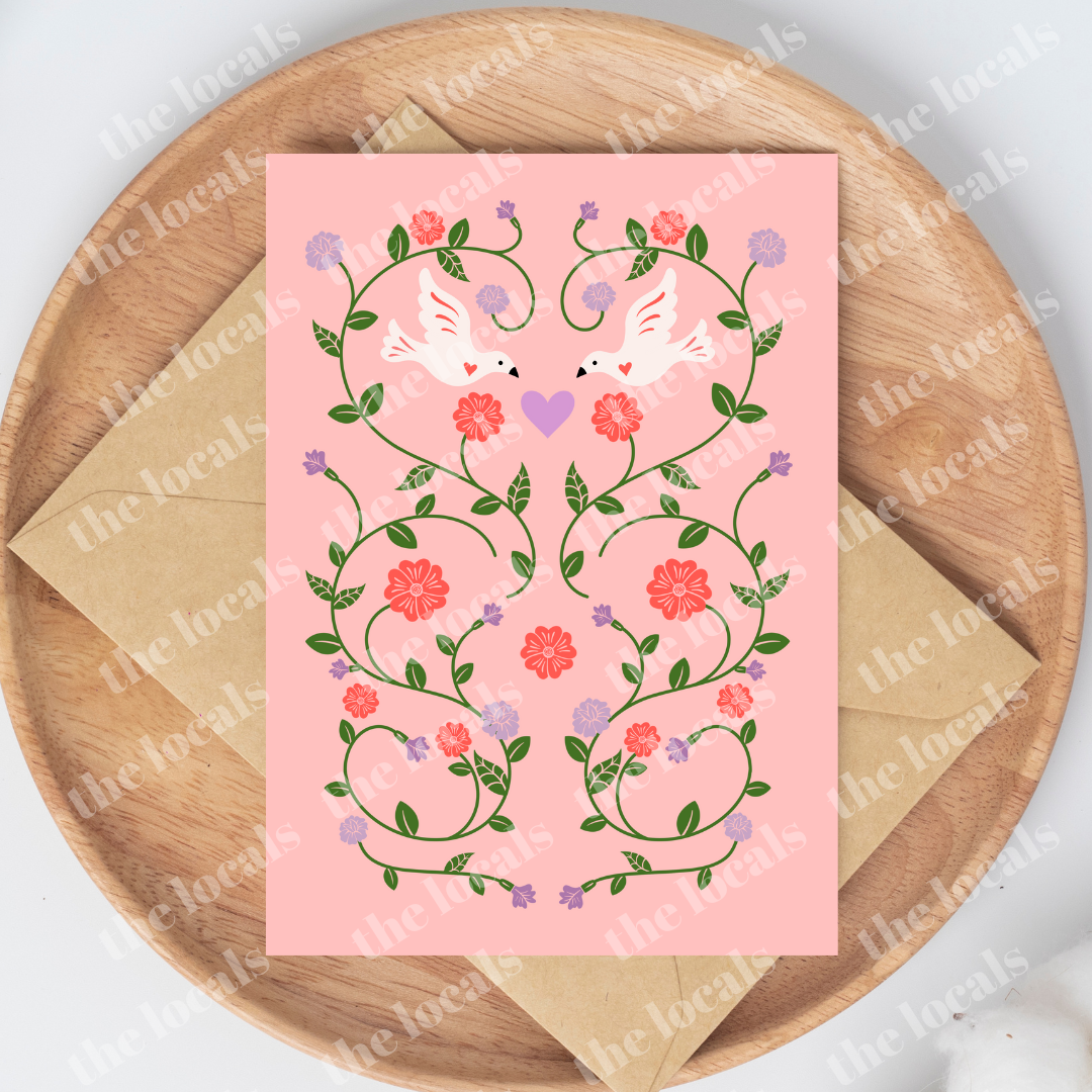 Love Birds Greeting Card