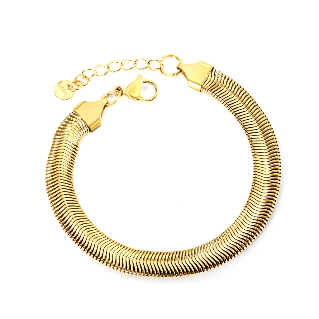 Bracelet Serpent Plat Polyvalent