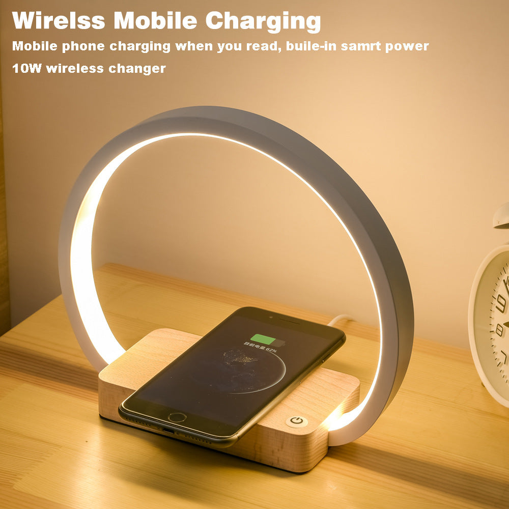 Lampe de table moderne multifonctionnelle avec recharge sans fil