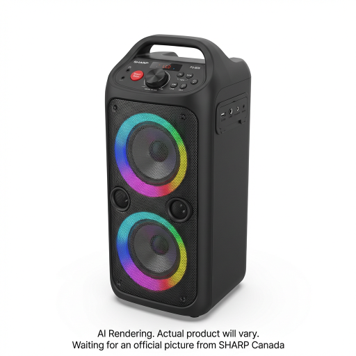 SHARP PS-929 Portable 180W High-Power Party Speaker – Bluetooth & IPX4 Splash-proof