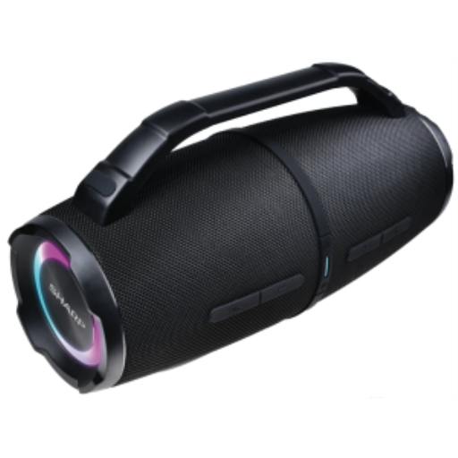 Sharp GX-BT490-BK Rugged Bluetooth Boombox – 120W Peak Power, IP67 Waterproof & Dustproof
