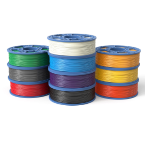 Bobine de filament PLA 3D, diamètre 1,75 mm, 0,75 kg - Lot de 10