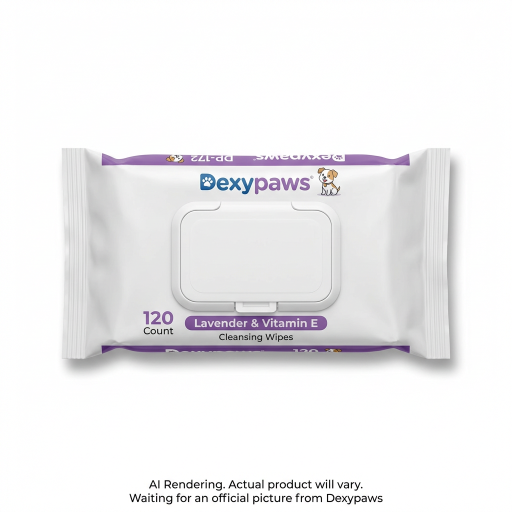 Sachet de lingettes nettoyantes 120 unités – Lavande et vitamine E