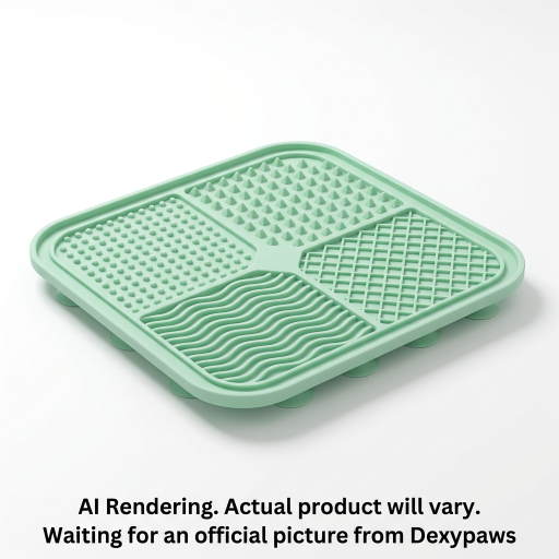 Seafoam Square Enrichment Lick Mat