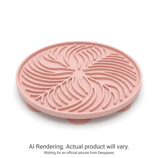 Blush Pink Garden Enrichment Lick Mat