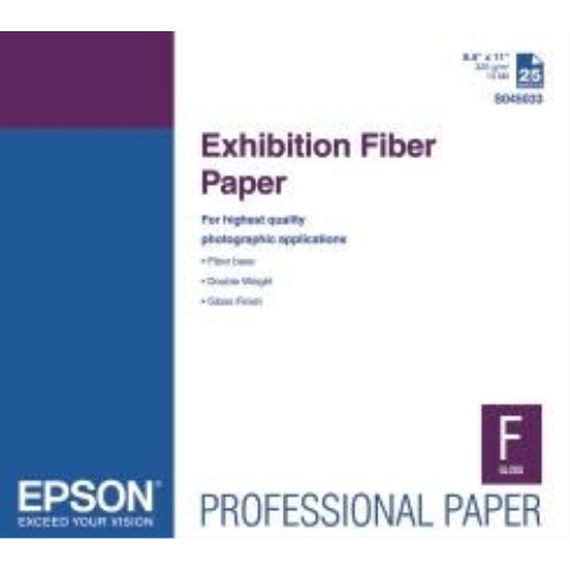 Epson Exhibition Fiber Paper 13?x19? (25 sheets)S045