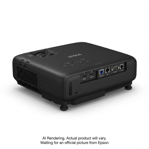 Projecteur laser EPSON PowerLite L775U avec lens shift, 7 000 lumens, WUXGA avec 4KE, noir
