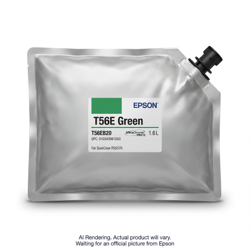EPSON UltraChrome PRO12 Photo Green Ink Bag 1.6L