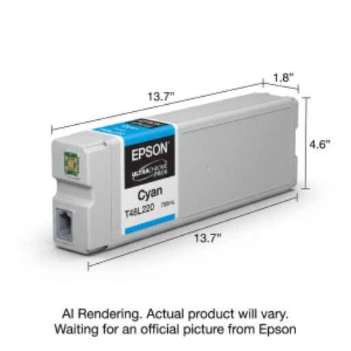 Epson ULTRACHROME PRO6 Cyan Cartridge, 700MLT48L220