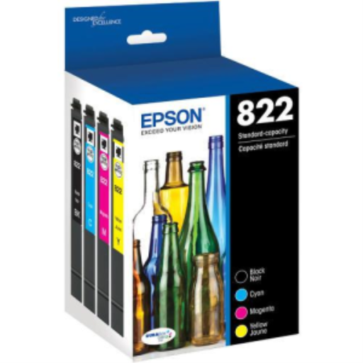 T822120-BCS Epson EPSON T822 Multipack (CMJN) de capacité standard