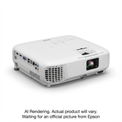 EPSON PowerLite L210W Laser Projector, Wifi Miracast, 4500 Lumens, WXGA, White
