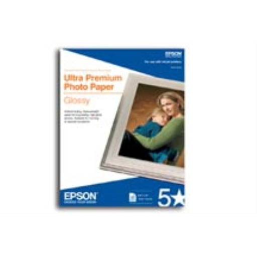 Epson Ultra Premium Glossy Photo Paper, 8 x 10, 20 s